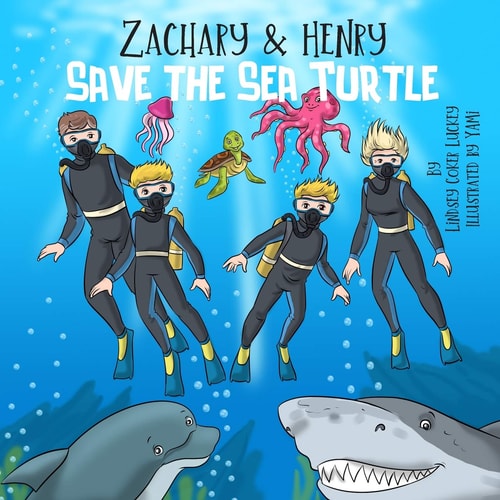 Zachary and Henry Save the Sea Turtle