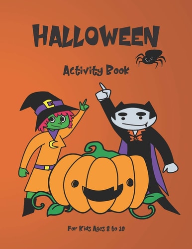 Halloween Activity Book for Kids Ages 8-10