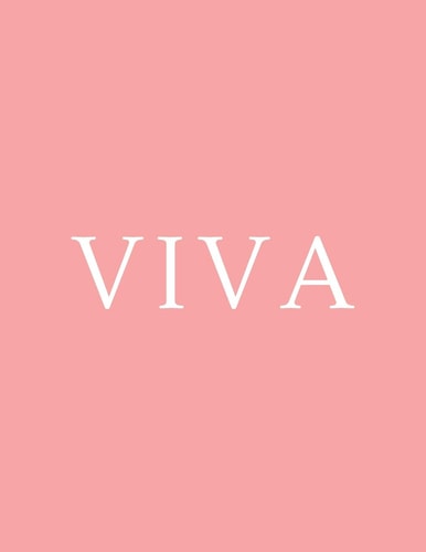 Viva A Decorative Book Perfect for Coffee Tables, Bookshelves, Interior Design and Home Staging