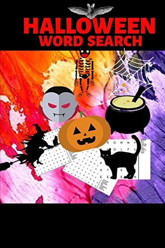 Halloween Word Search Halloween Gift Word Search Puzzle Book Halloween Gift For Teens, College Students, Coworkers and Office Employees (Gag Gift)