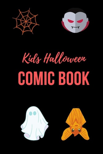 Kids Halloween Comic Book Happy Halloween