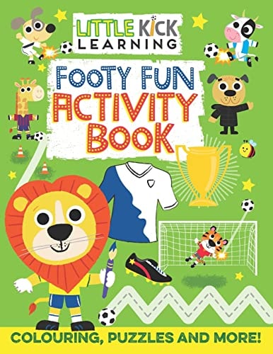 Footy Fun Activity Book For 3-7 Year Olds
