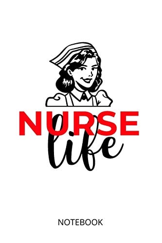 Nurse Life A5 Notebook, Dotted, Dot Grid 120 Pages