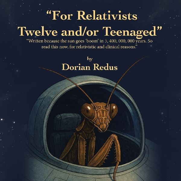 For Relativists Twelve and/or Teenaged: Written because the sun goes boom in 5, 400, 000, 000 years.  So read this now, for relativistic and clinical reasons.