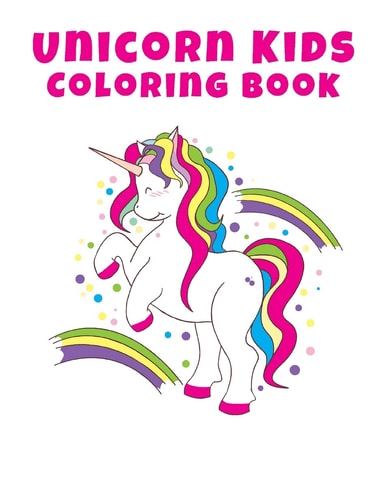 Unicorn Kids Coloring Book Unicorn Coloring Pages, More Than 30 Different Pictures Of Unicorn 8.5x11 Inches, Unicorn Coloring Book, Beautiful Hand Drawn Style, Perfect Gift For Unicorn Lovers.