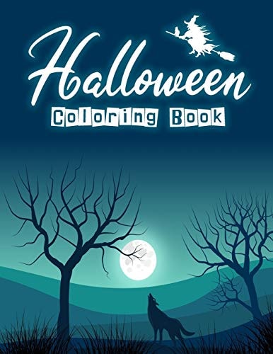 Halloween Coloring Book Halloween Coloring Book for Kids - Cute Fun Coloring Drawings - 60 Pages - 8. 5 X 11