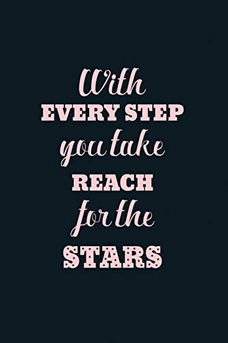 With Every Step You Take Reach For The Stars 2020 Monthly Goal Tracker and Beyond