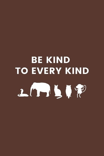 Be Kind To Every Kind Gifts for Veterinary Technicians & Animal Rescue Heroes - Paw Prints Cover Design - Appreciation Gifts for Vet Techs