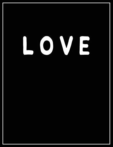 Love Black and White Decorative Book - Perfect for Coffee Tables, End Tables, Bookshelves, Interior Design & Home Staging Add Bookish Style to Your Home- Love