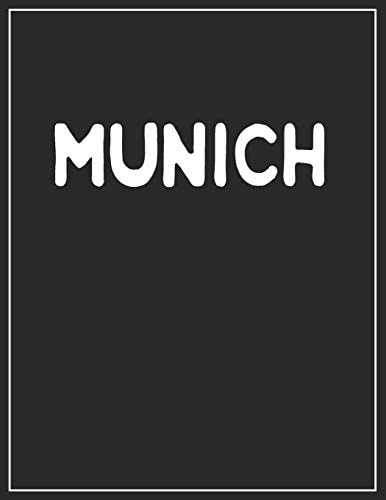 Munich Black and White Decorative Book - Perfect for Coffee Tables, End Tables, Bookshelves, Interior Design & Home Staging Add Bookish Style to Your Home- Munich