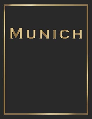 Munich Gold and Black Decorative Book - Perfect for Coffee Tables, End Tables, Bookshelves, Interior Design & Home Staging Add Bookish Style to Your Home- Munich