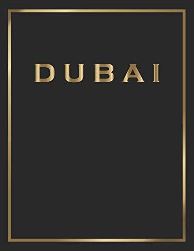 Dubai Gold and Black Decorative Book - Perfect for Coffee Tables, End Tables, Bookshelves, Interior Design & Home Staging Add Bookish Style to Your Home- Dubai