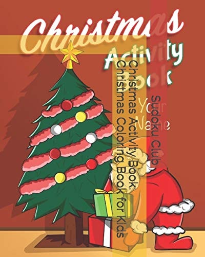 Christmas Activity Book Christmas Coloring Book for Kids