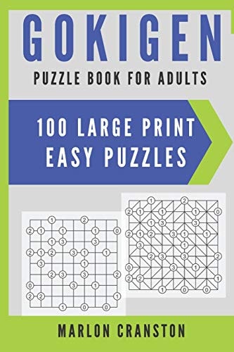 Gokigen Puzzle Book For Adults 100 Large Print Easy Puzzles for Gokigen Lovers