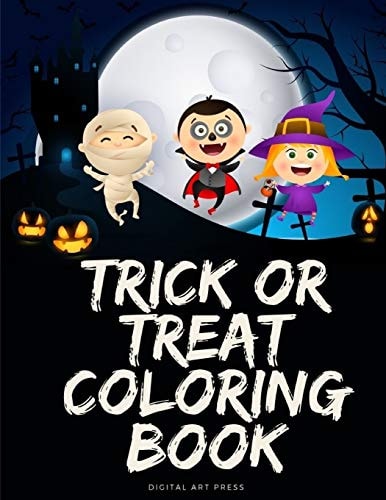 Trick Or Treat Coloring Book Coloring Pages for Kids, Preschool, Children, Kindergarten to Create Amazing Pictures