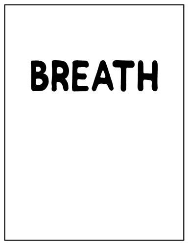 Breath Black and White Decorative Book - Perfect for Coffee Tables, End Tables, Bookshelves, Interior Design & Home Staging Add Bookish Style to Your Home- Breath