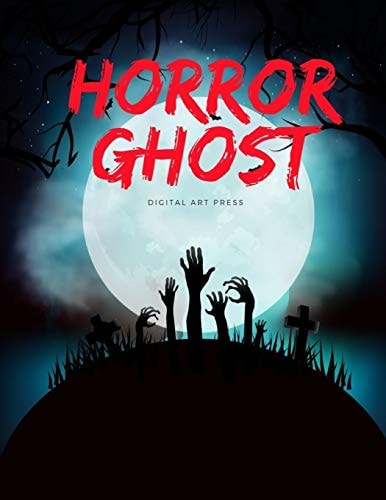 Horror Ghost Coloring and Drawing Pages for the Special Time with Scary Monster in Variety Character, Creativity, Mind Relaxation.