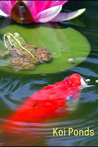 Koi Ponds Customized Compact Koi Pond Logging Book, Thoroughly Formatted, Great For Tracking & Scheduling Routine Maintenance, Including Water Chemistry, Fish Health & Much More (120 Pages)
