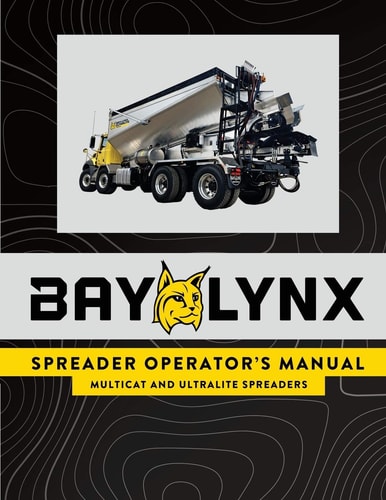 Bay-Lynx Spreader Operator's Manual (Multicat and Ultralite Spreaders)
