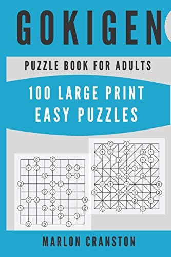 Gokigen Puzzle Book For Adults 100 Large Print Easy Puzzles for Gokigen Lovers and Enthusiast