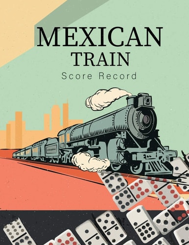 Mexican Train Score Record Good for Family Fun Mexican Train Dominoes Game Large Size Pads Were Great.