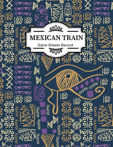 Mexican Train Game Sheets Record Large Size Pads Were Great. Mexican Train Score Record Dominoes Scoring Game Record Level Keeper Book