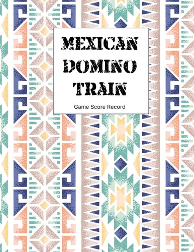 Mexican Domino Train Game Score Record Large Size Pads Were Great. Mexican Train Score Record Dominoes Scoring Game Record Level Keeper Book