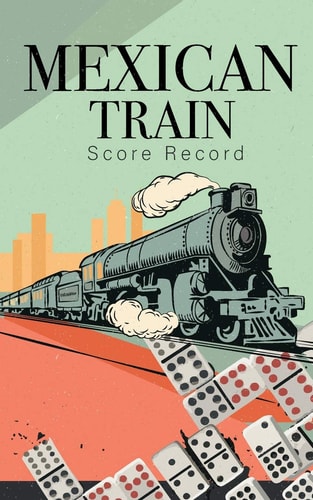 Mexican Train Score Record Small Size Good for Family Fun Mexican Train Dominoes Game Large Size Pads Were Great. Size 5x8 Inch
