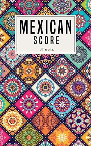 Mexican Score Sheets Small Size Good for Family Fun Mexican Train Dominoes Game Large Size Pads Were Great. Size 5x8 Inch