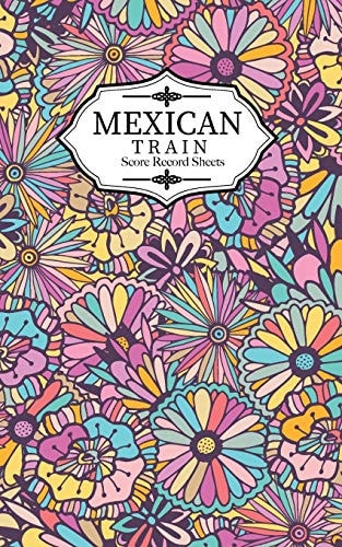 Mexican Train Score Record Sheets Small Size Pads Were Great. Mexican Train Score Record Dominoes Scoring Game Record Level Keeper Book, Size 5x8 Inch