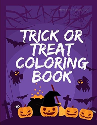 Trick Or Treat Coloring Book Trick Or Treat Design Painting to Create Imaginary with Ghosts