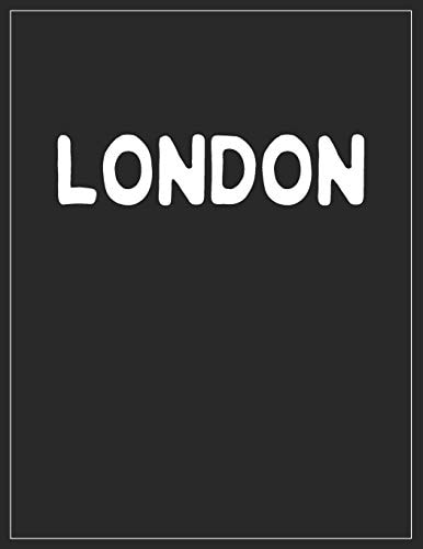 London Black and White Decorative Book - Perfect for Coffee Tables, End Tables, Bookshelves, Interior Design & Home Staging Add Bookish Style to Your Home- London