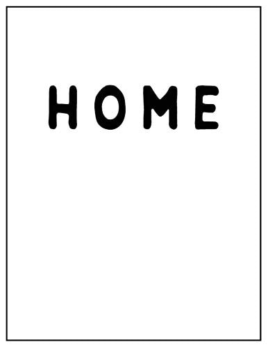 Home Home Black and White Decorative Book - Perfect for Coffee Tables, End Tables, Bookshelves, Interior Design & Home Staging Add Bookish Style to Your Home- Home