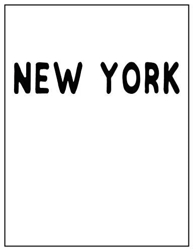 New York Black and White Decorative Book - Perfect for Coffee Tables, End Tables, Bookshelves, Interior Design & Home Staging Add Bookish Style to Your Home- New York