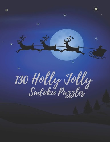 130 Holly Jolly Sudoku Books! Intermediate Edition