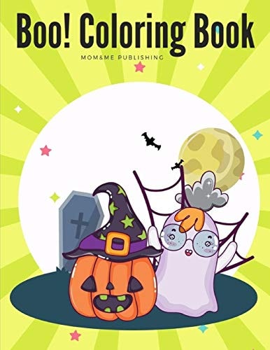 Boo! Coloring Book Trick Or Treat Drawing for Kids Children Boys Girls