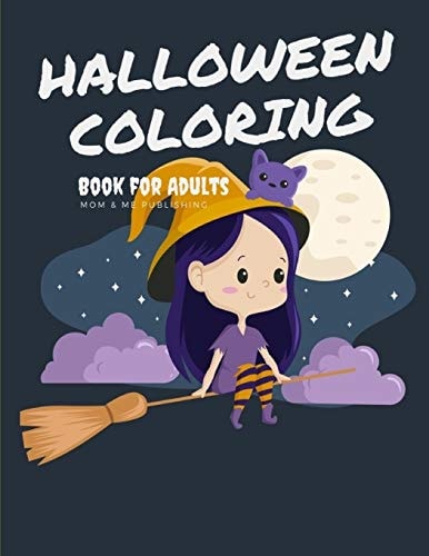 Halloween Coloring Book for Adults Activity Pages for Kids Ages 4-8 with the Funny Ghost Images