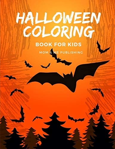 Halloween Coloring Book for Kids Halloween Coloring and Activity Books for Children Ages 7-9 from Spooky and Variety Ghost Image.