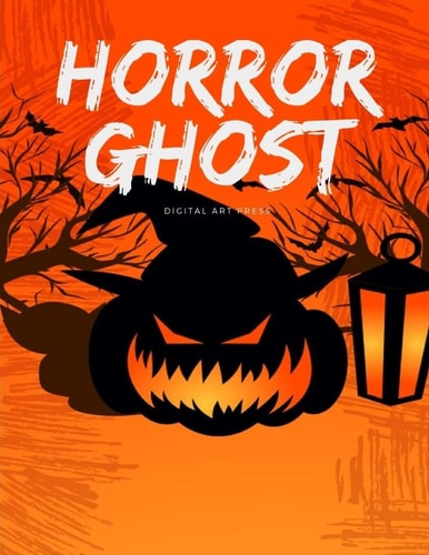 Horror Ghost Coloring Book with Funny Images for Special Occasion Age 2-5, Special Design from Professsional Artist