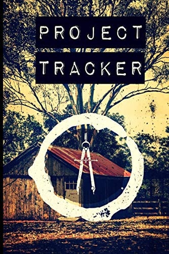 Project Tracker Faux Vintage Distressed Cover Design