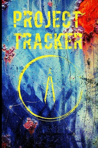 Project Tracker Faux Vintage Distressed Cover Design