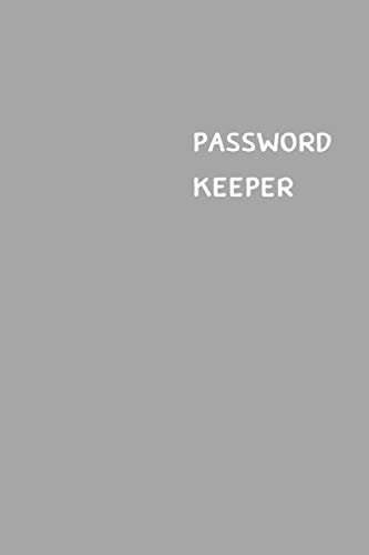 Password Keeper Size (6 X 9 Inches) - 100 Pages - Coin Cover: Keep Your Usernames, Passwords, Social Info, Web Addresses and Security Questions in One. So Easy & Organized