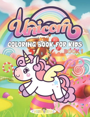 Unicorn Coloring Book for Kids Book 1