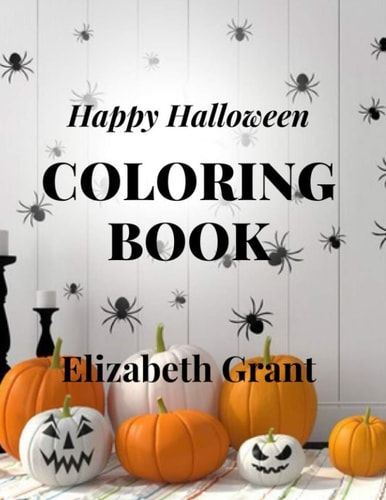Happy Halloween Coloring Book