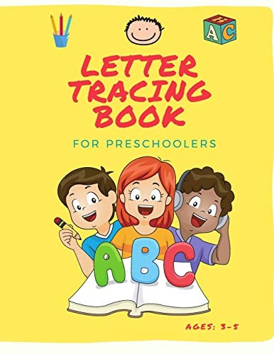 Letter Tracing Book For Preschoolers Handwriting Practice Notebook for Kids 3-5