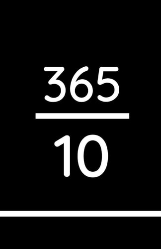 365/10 10 Minutes a Day (black)