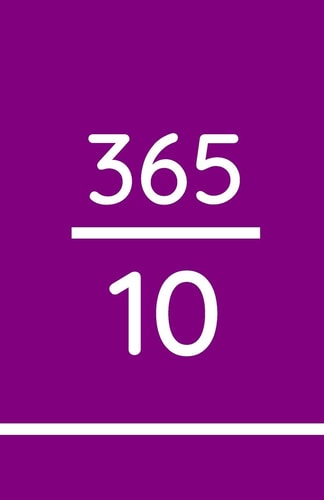 365/10 10 Minutes a Day (purple)
