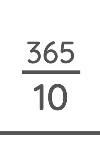 365/10 10 Minutes a Day (white)