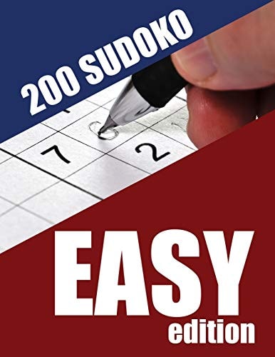 200 Sudoko Easy Edition Large Format 200 Easy Puzzles