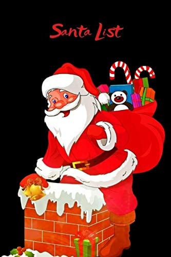 Santa List Christmas Shopping for Kids, Girls, Coworkers, Teens, Mum, Dad, Husband and Wife - Santa Christmas Coloring Pages